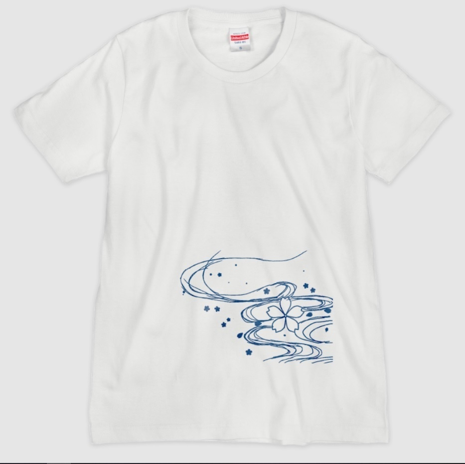 桜柄色々Tシャツ(推しTシャツ)