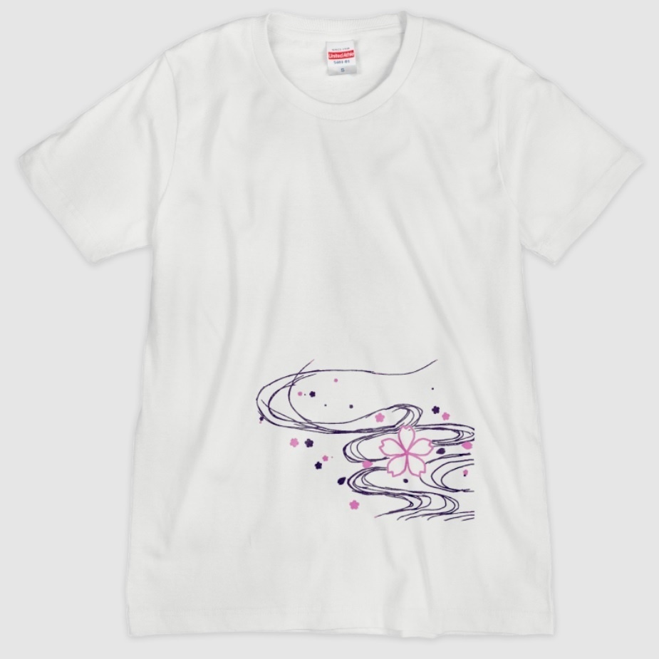 桜柄色々Tシャツ(推しTシャツ)