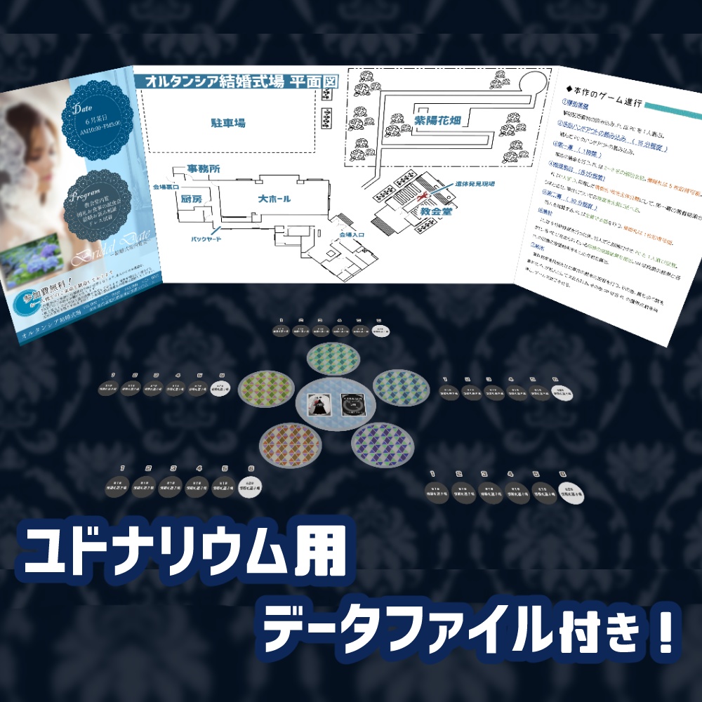 「血濡れの紫陽花(オルタンシア)5人用」マーダーミステリー