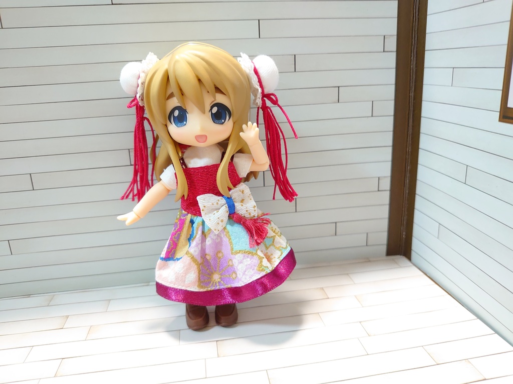 中華お団子 髪飾り ねんどろいどどーる オビツ11 チャイナ 1/6ドール アクセサリー