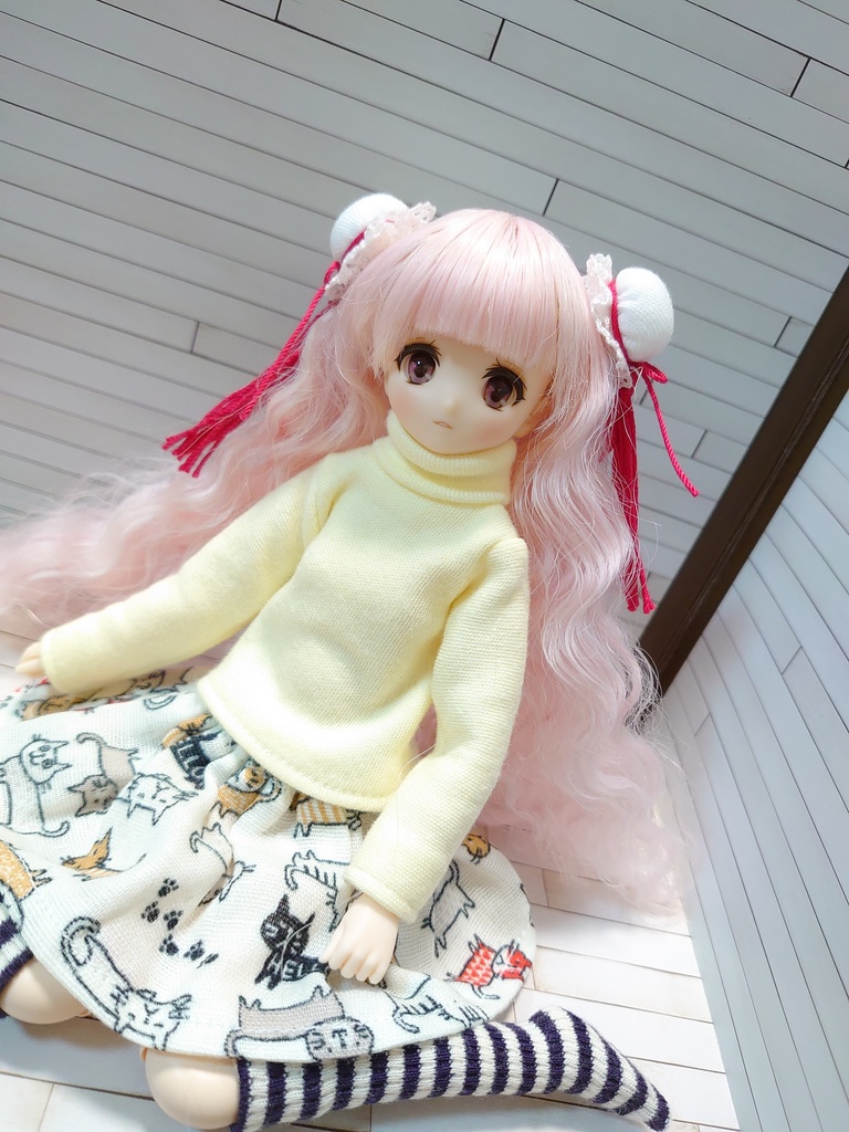 中華お団子 髪飾り ねんどろいどどーる オビツ11 チャイナ 1/6ドール アクセサリー