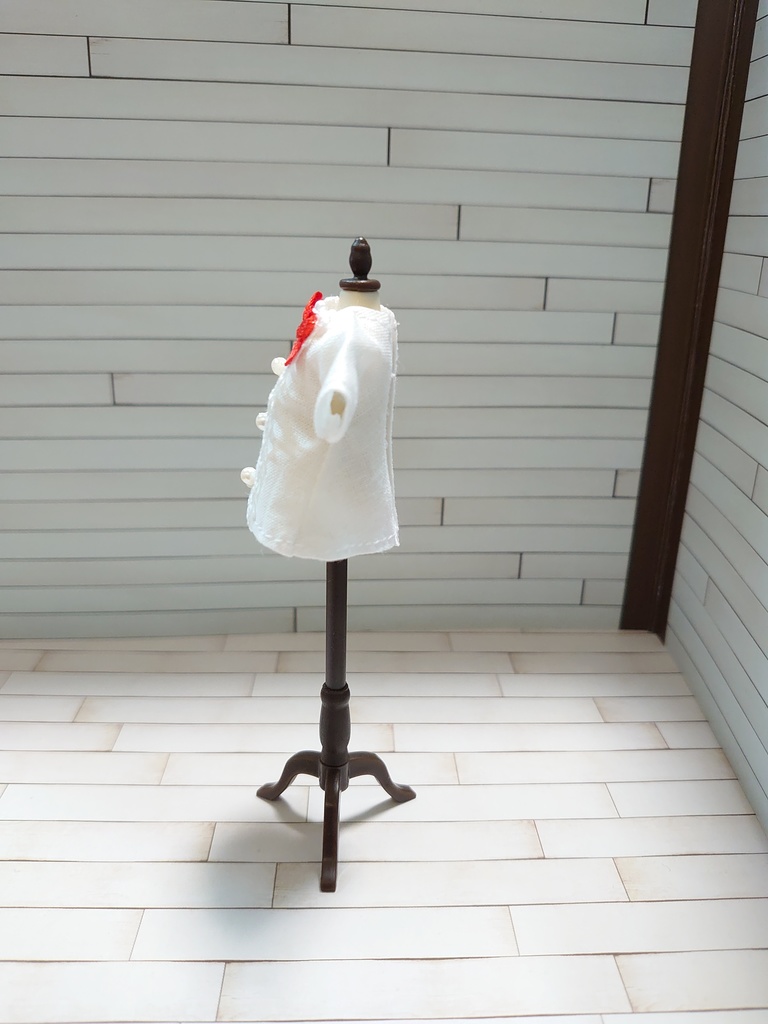 ねんどろいどどーる オビツ11 リボン ブラウス レース シャツ 服