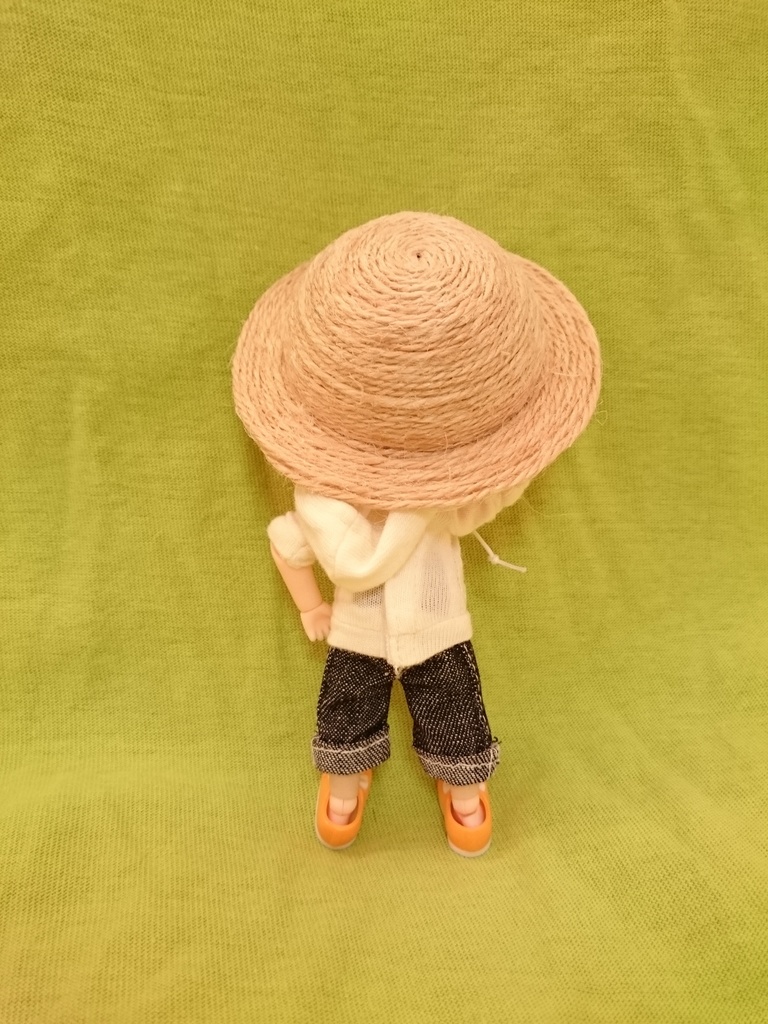 ねんどろいどどーる 猫耳 麦わら帽子 むぎわら 帽子