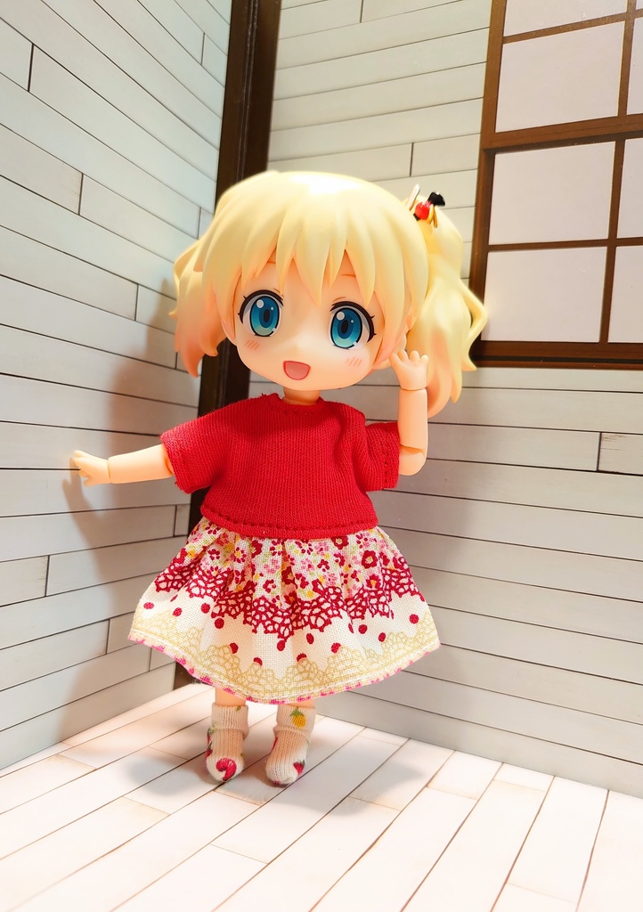小花柄ワンピース くもりのちあめうさぎ Booth