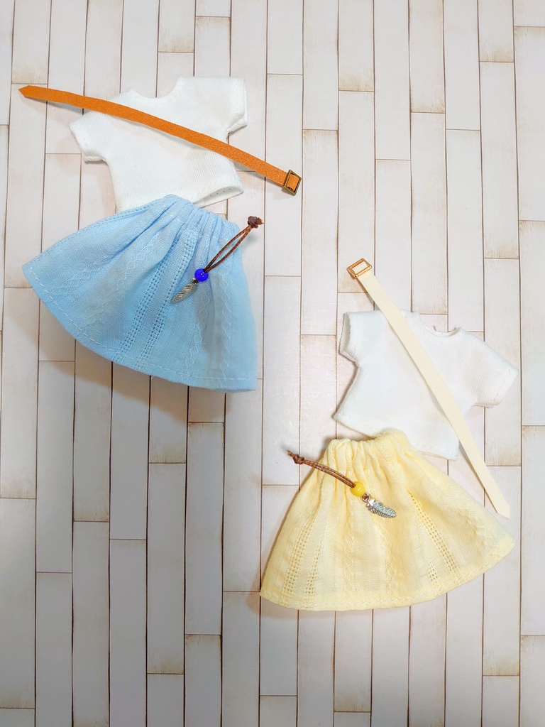 透かしスカートセット(レモン/ソーダ/バニラ)