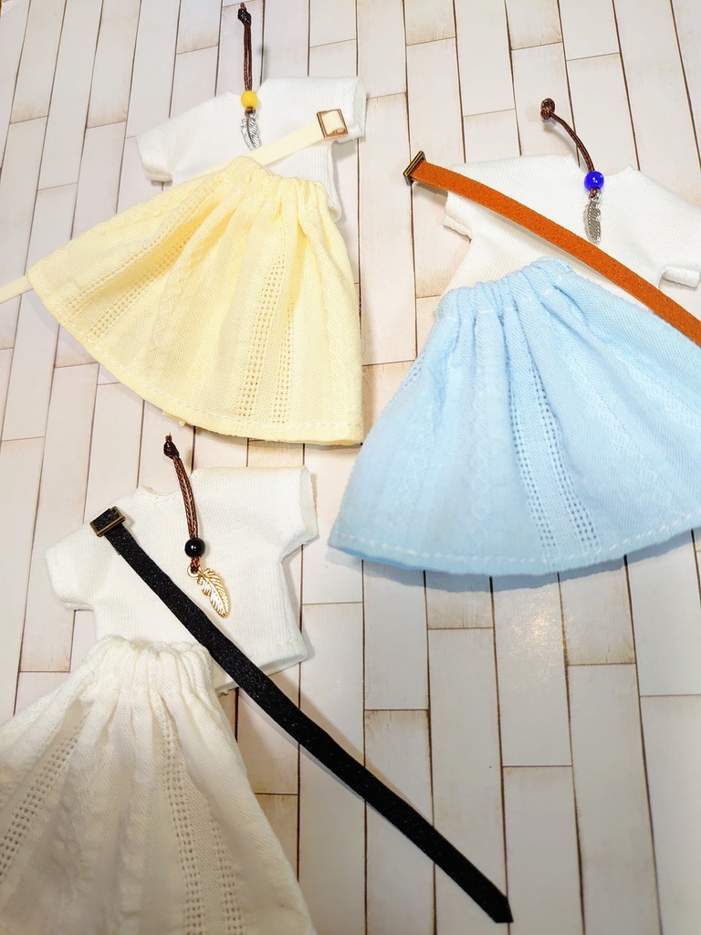 透かしスカートセット(レモン/ソーダ/バニラ)