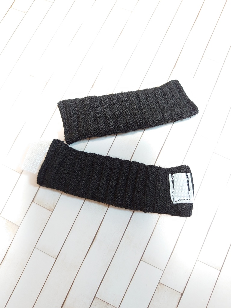 リブ生地ネックウォーマー(マフラー)