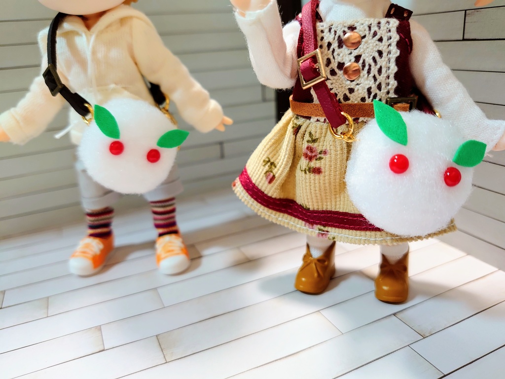 雪うさぎさんバッグ