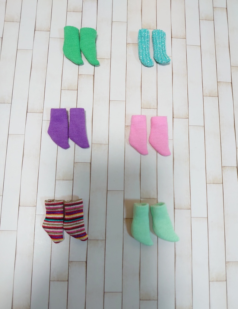 オビツ11用 ピコニーモP用 靴下 ソックス