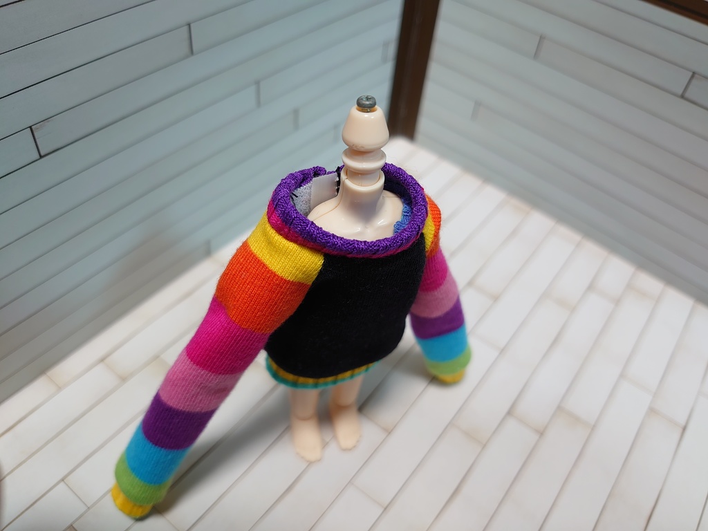 袖が長ーーーーいニットワンピース