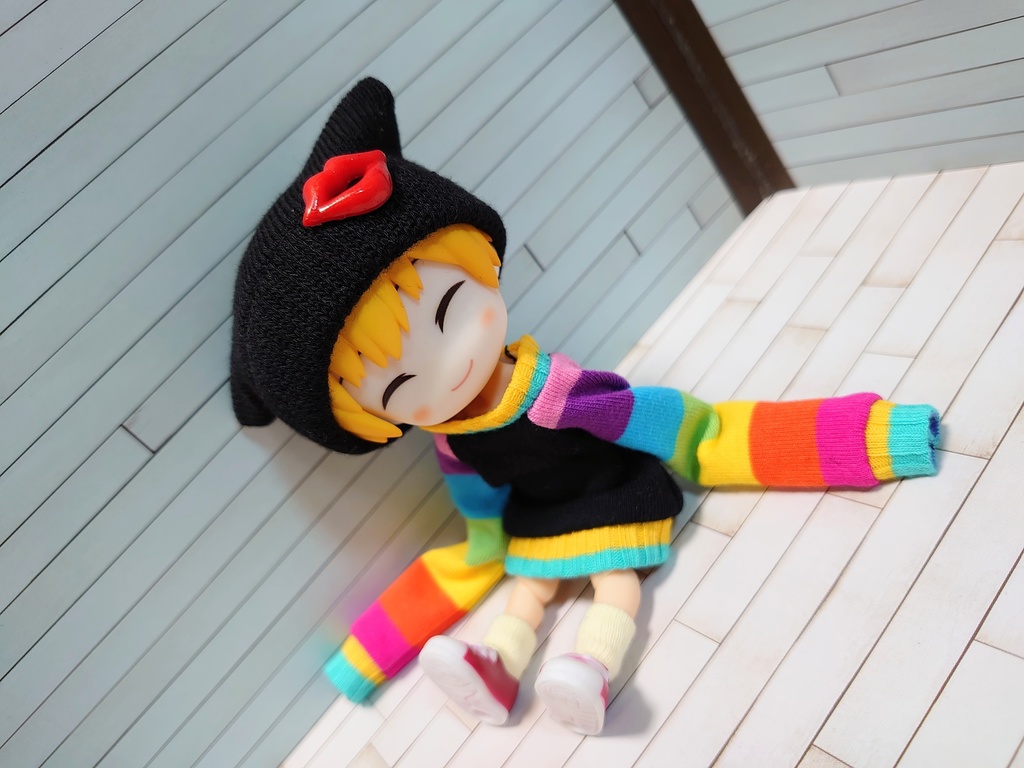 袖が長ーーーーいニットワンピース