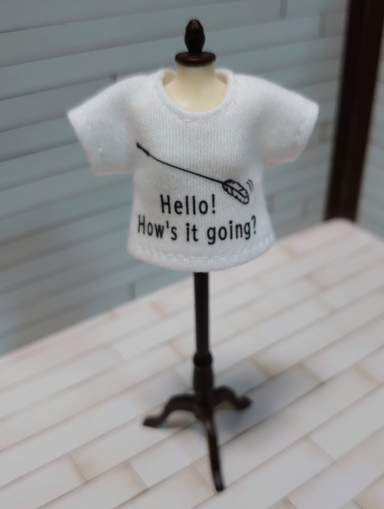 ねこじゃらしプリントTシャツ