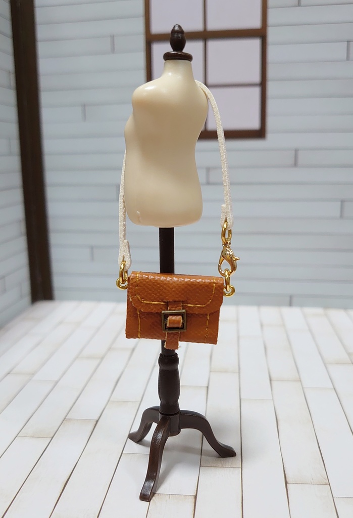 肩掛けバッグ(茶色)