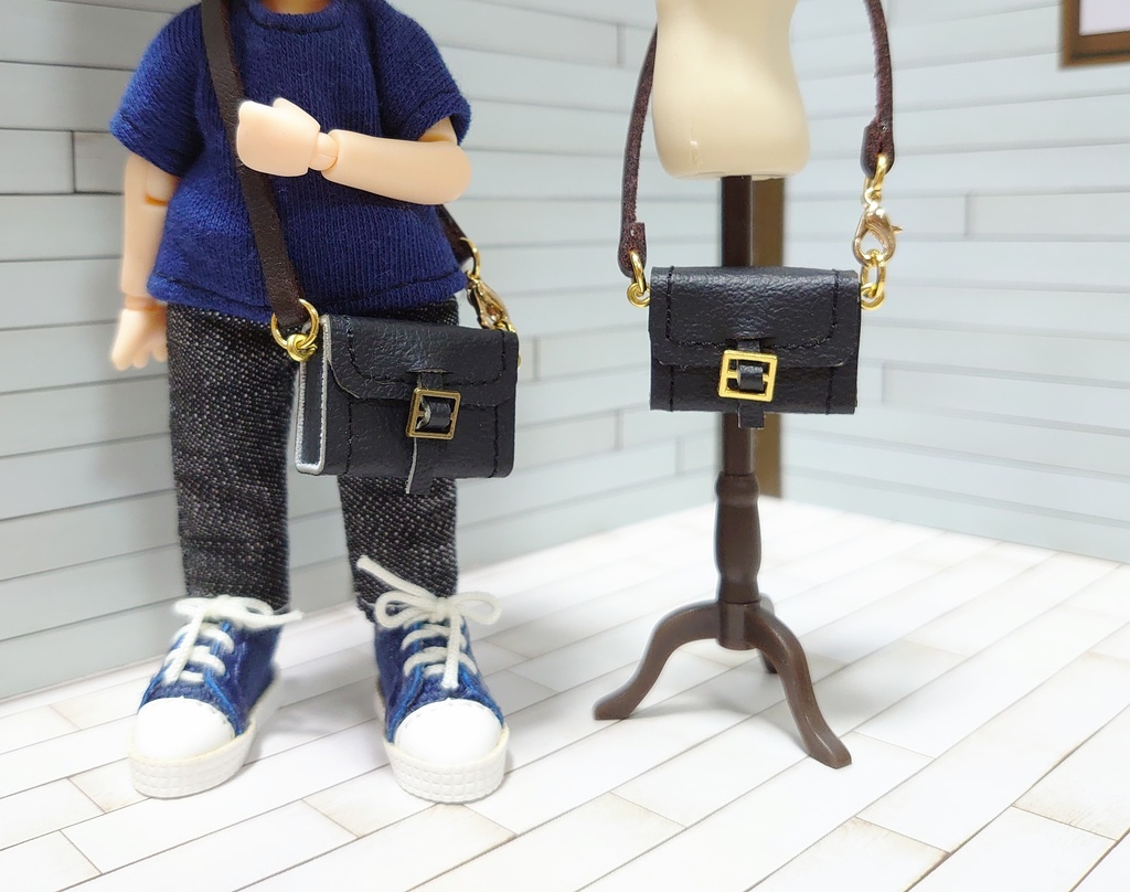 肩掛けバッグ(黒)