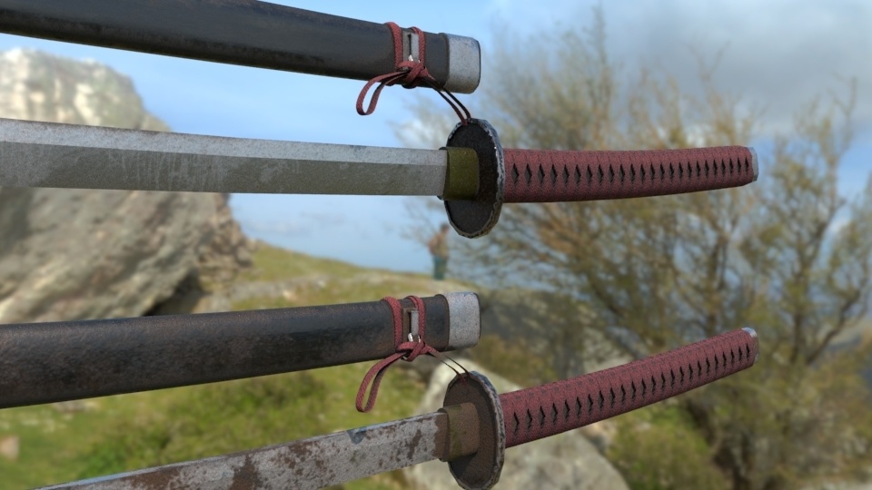 【3Dモデル】【武器】【刀】日本刀