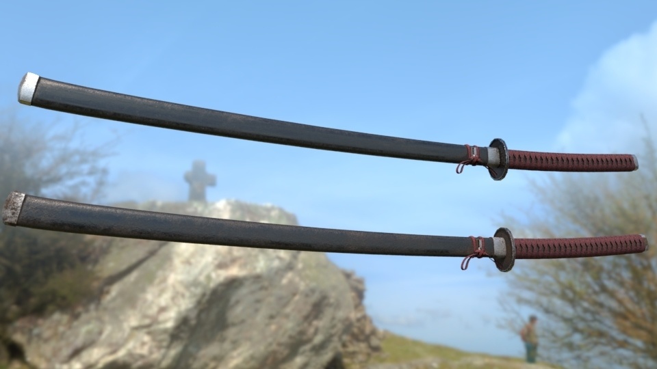 【3Dモデル】【武器】【刀】日本刀