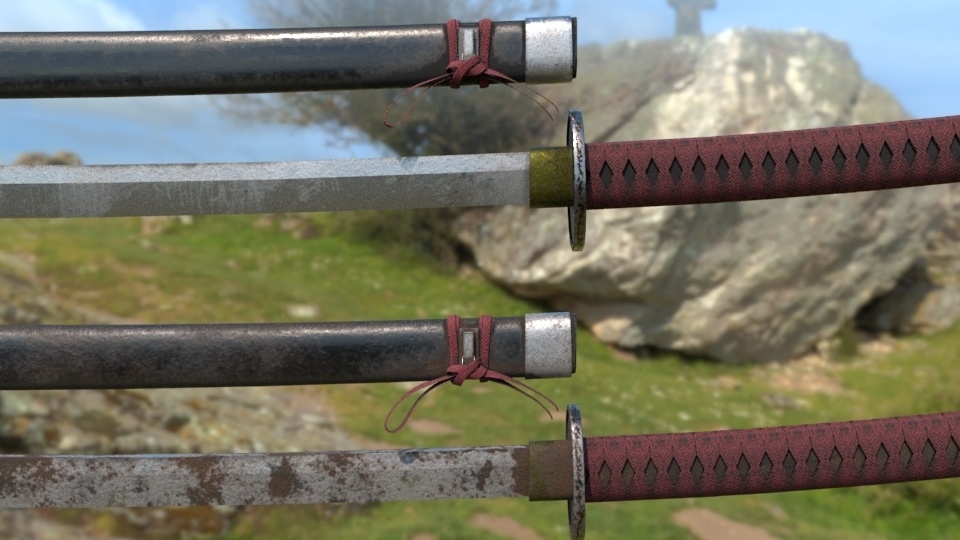 【3Dモデル】【武器】【刀】日本刀