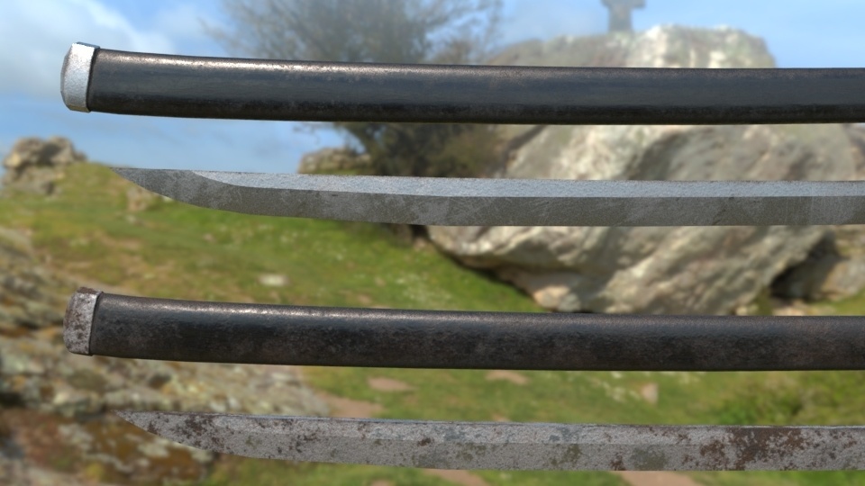 【3Dモデル】【武器】【刀】日本刀