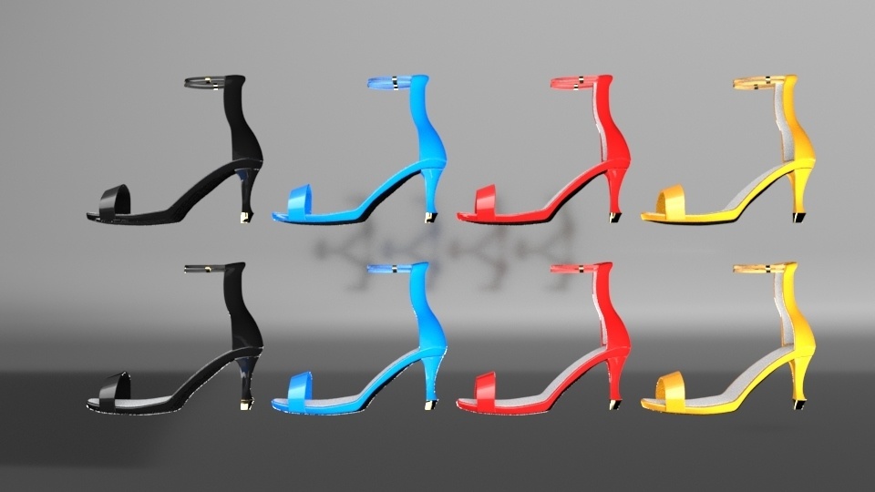 【3Dモデル】汎用ヒール