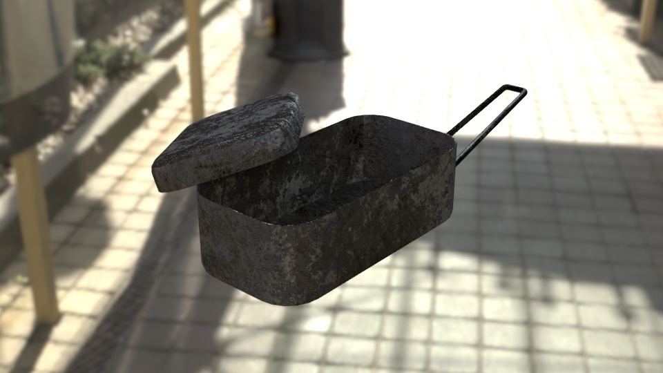 【3Dモデル】キャンプ道具 メスティン