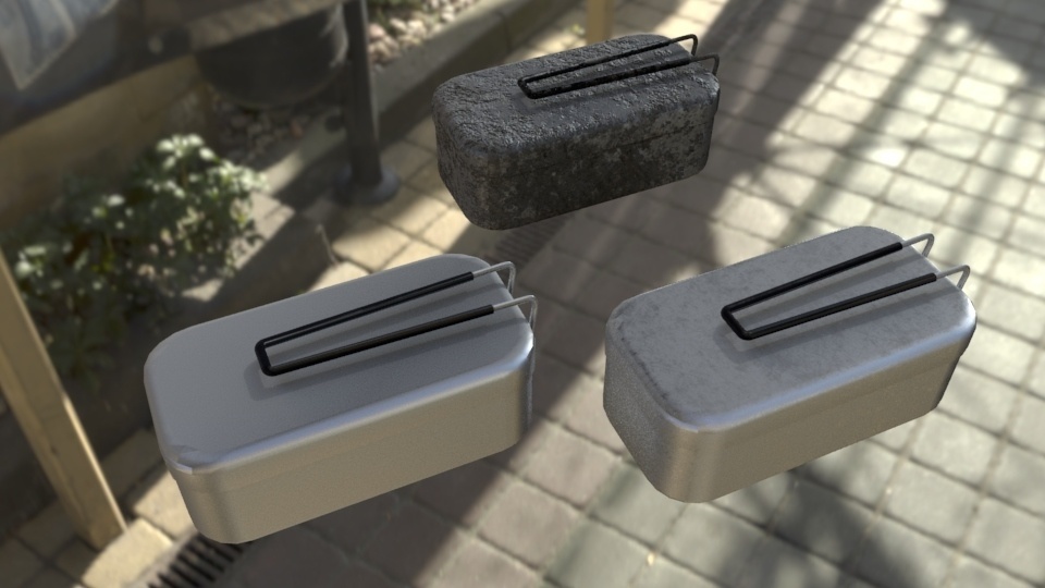 【3Dモデル】キャンプ道具 メスティン