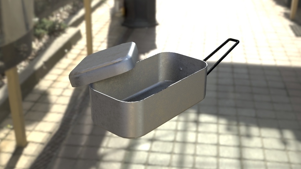 【3Dモデル】キャンプ道具 メスティン