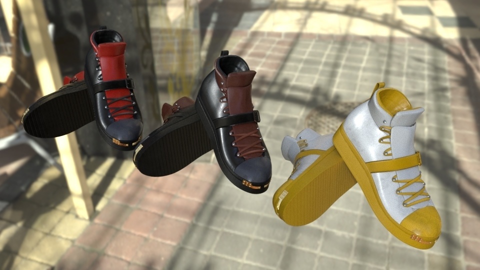 【3Dモデル/3Dmodel】汎用スニーカー