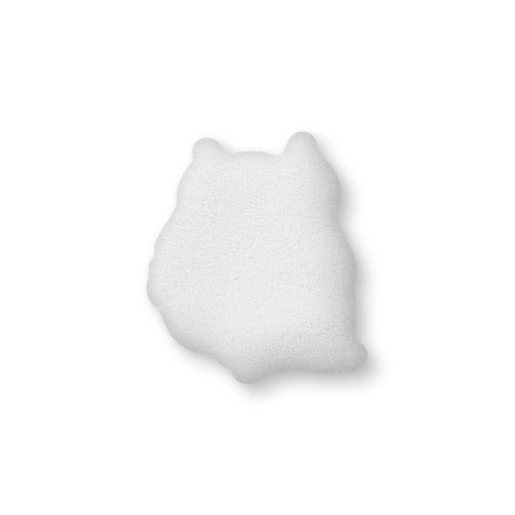 勝利を確信する愛乃しおみとリフふかふかクッション