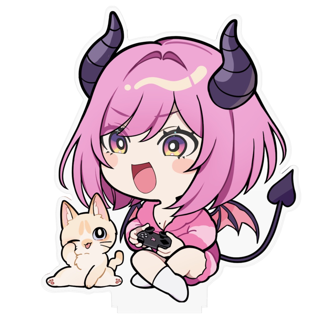 愛乃しおみとリフのきゃわきゃわアクリルスタンド