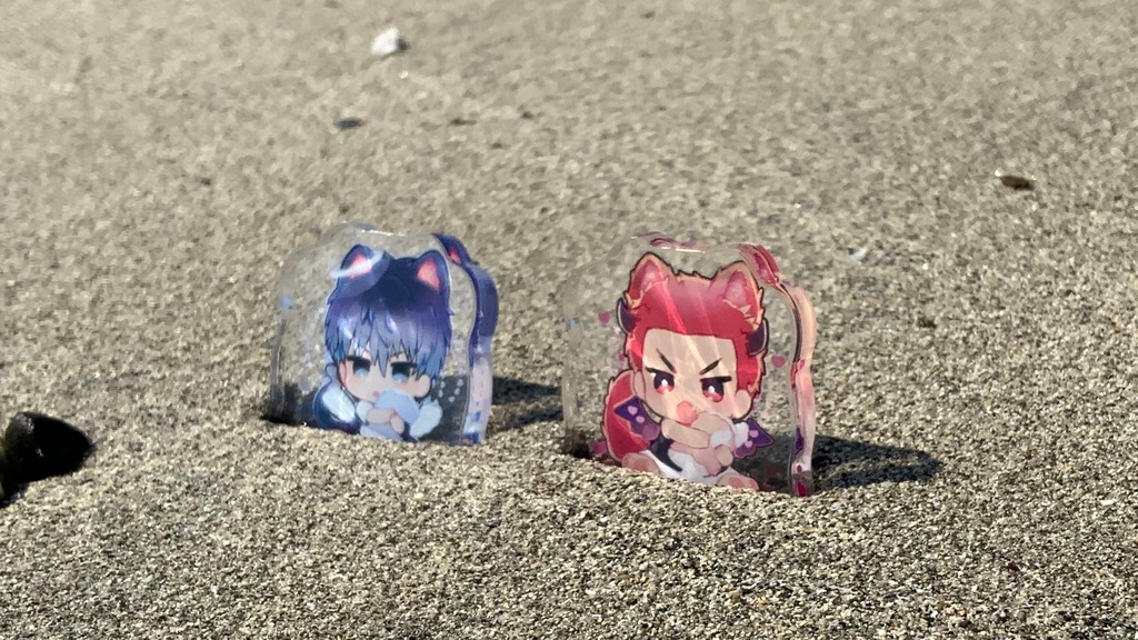 自立ミニアクリルブロック♡けも終生♡