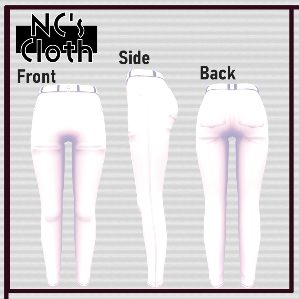 【61アバター対応】Bottoms_01【NC's Cloth】