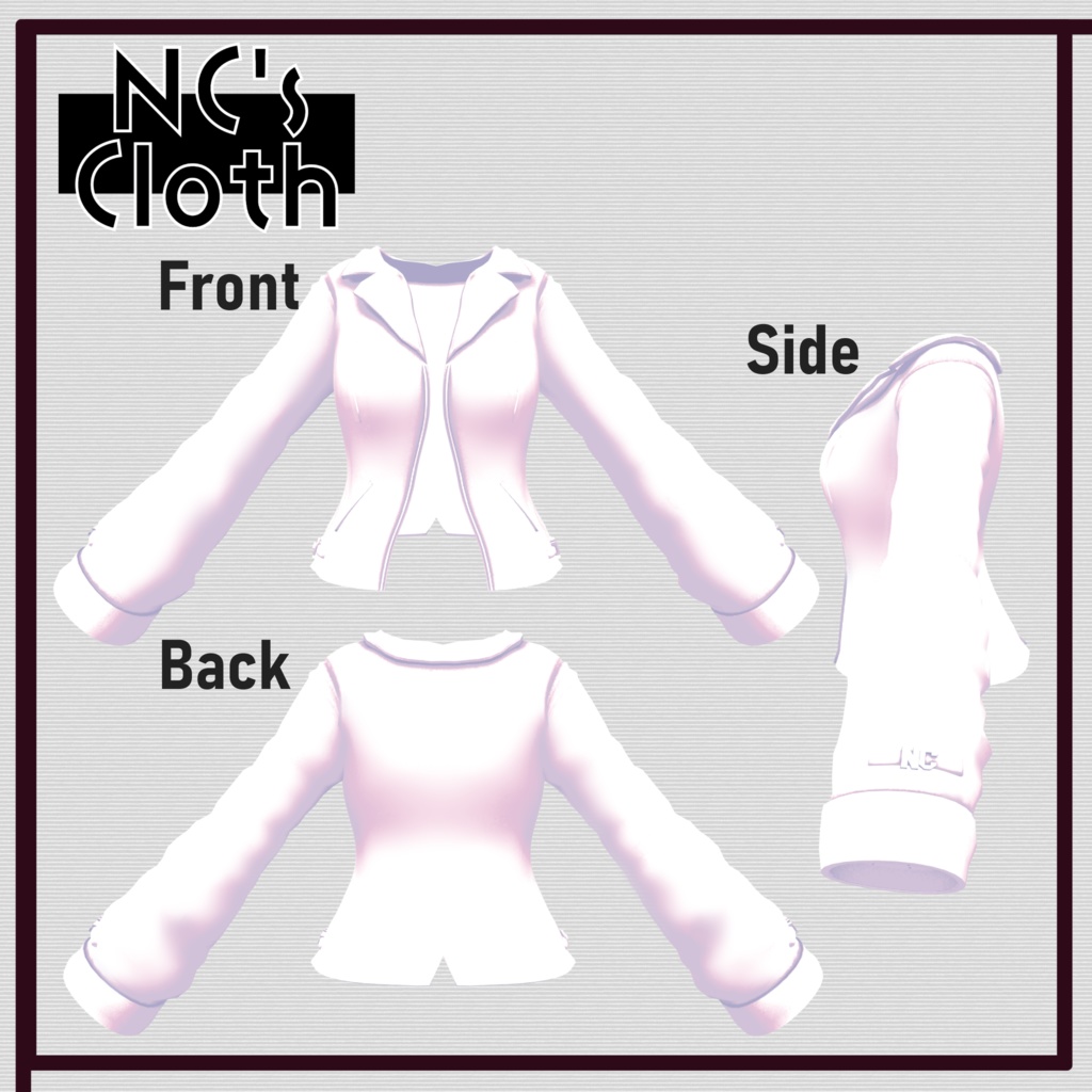 【61アバター対応】Jacket_01【NC's Cloth】