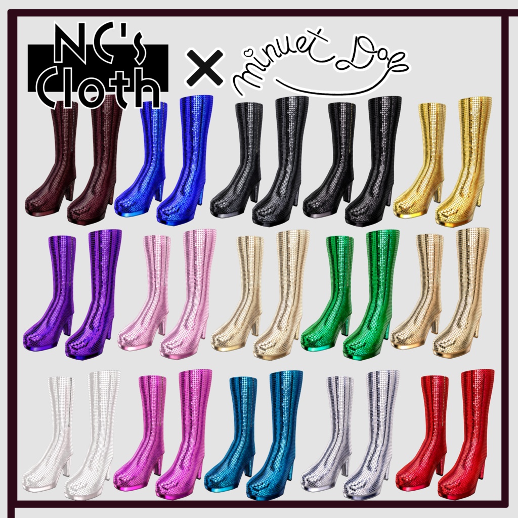 【61アバター対応】Shoes_01【NC's Cloth】