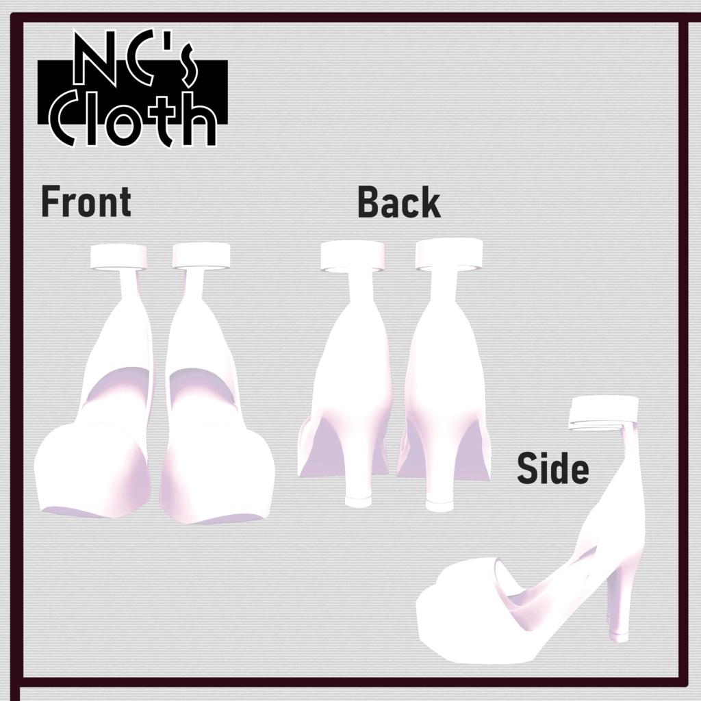 【61アバター対応】Shoes_03【NC's Cloth】