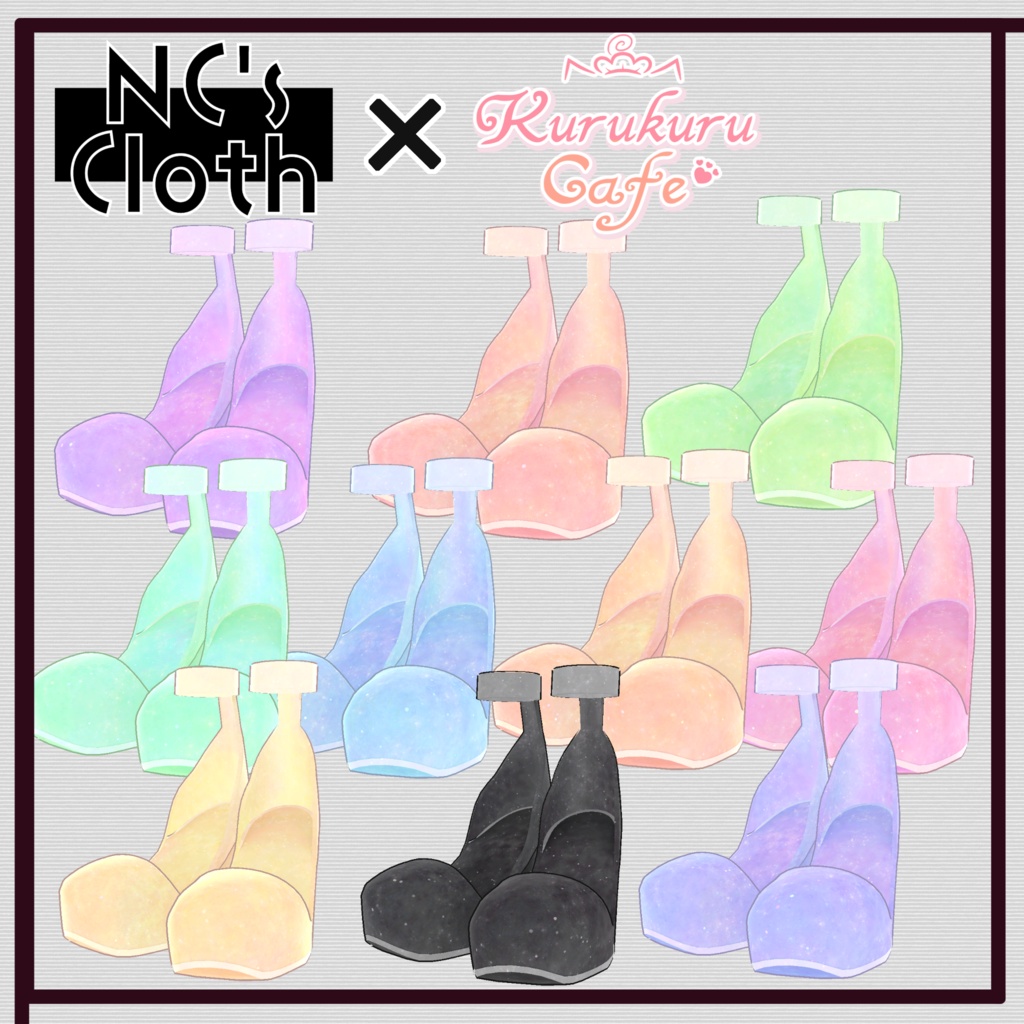 【61アバター対応】Shoes_03【NC's Cloth】