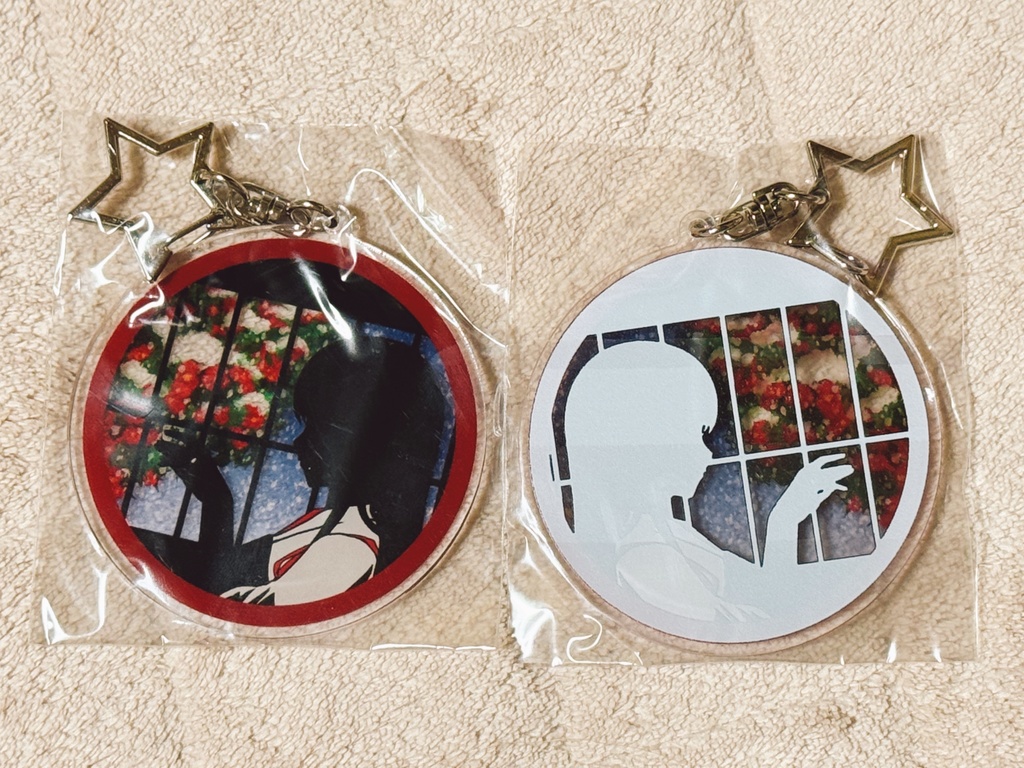 赤城さんステンドグラスアクキー