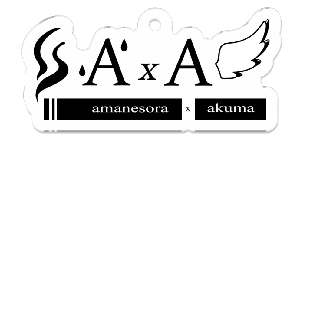 AxAロゴ　アクリルキーホルダー