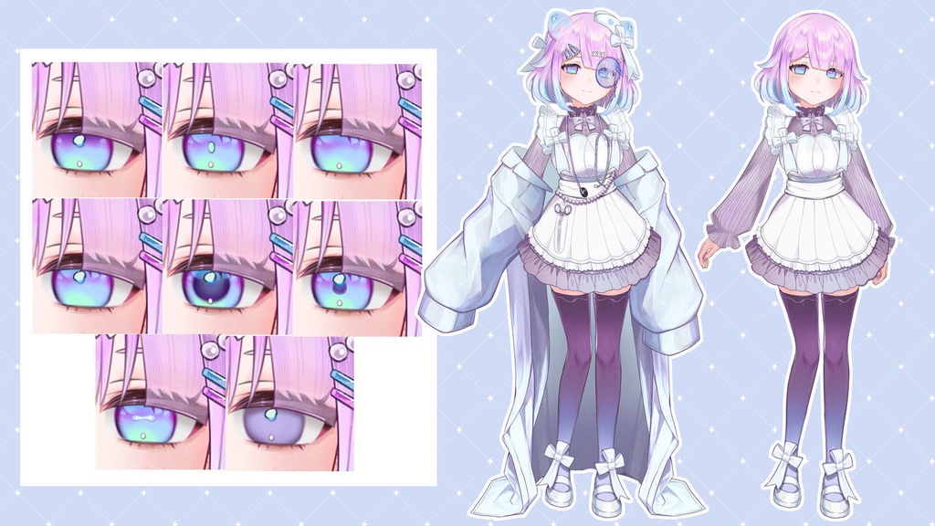 【汎用モデル】くらげのナースさん【差分40種/色変え可】