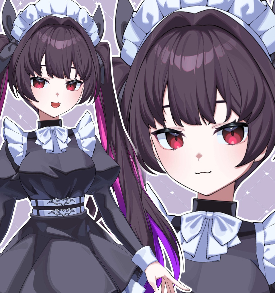 【汎用モデル】悪魔メイド【差分31種/色変え可】