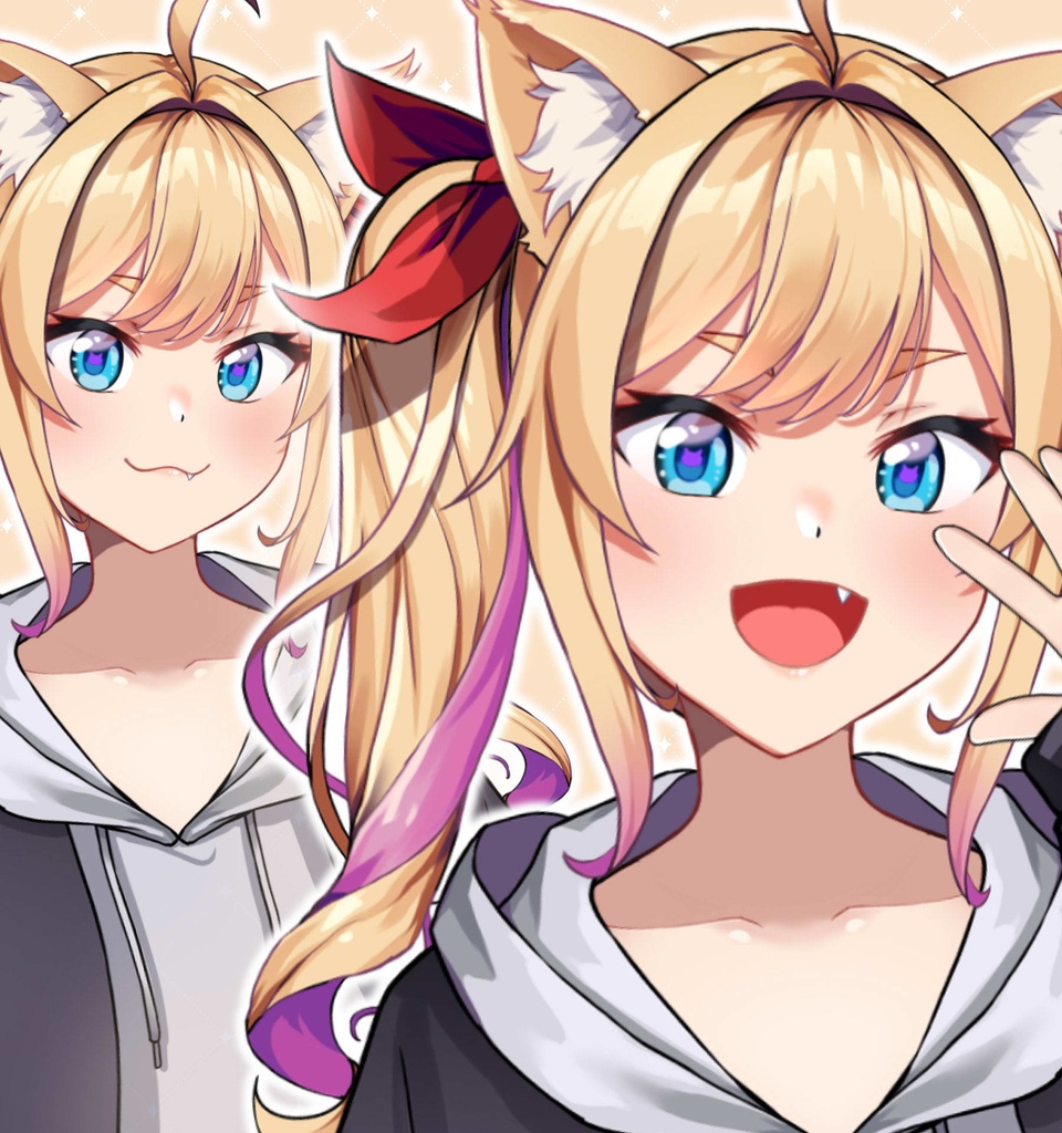 【期間限定40%OFF】【限定1点】猫耳ツインテール【差分計34種/高可動域モデル】