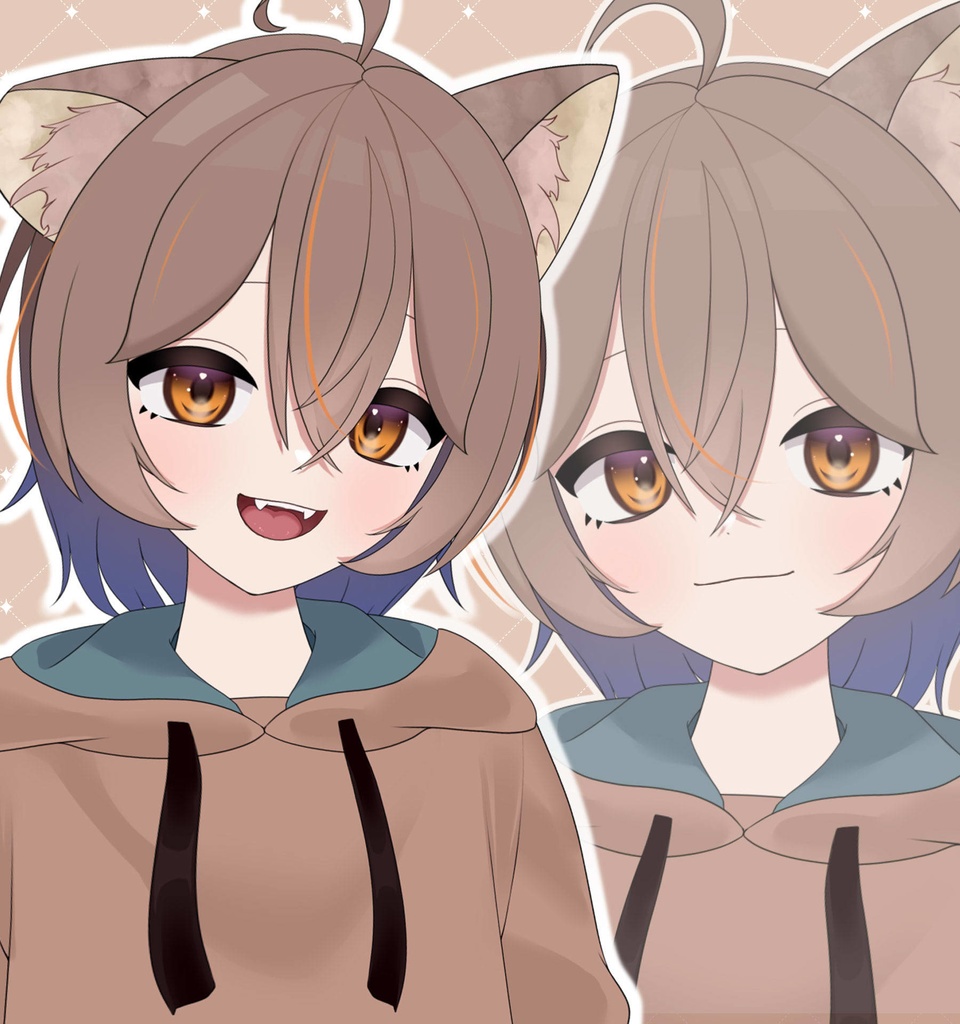 【限定１点】無性別猫の子【差分３４種/高可動域モデル】