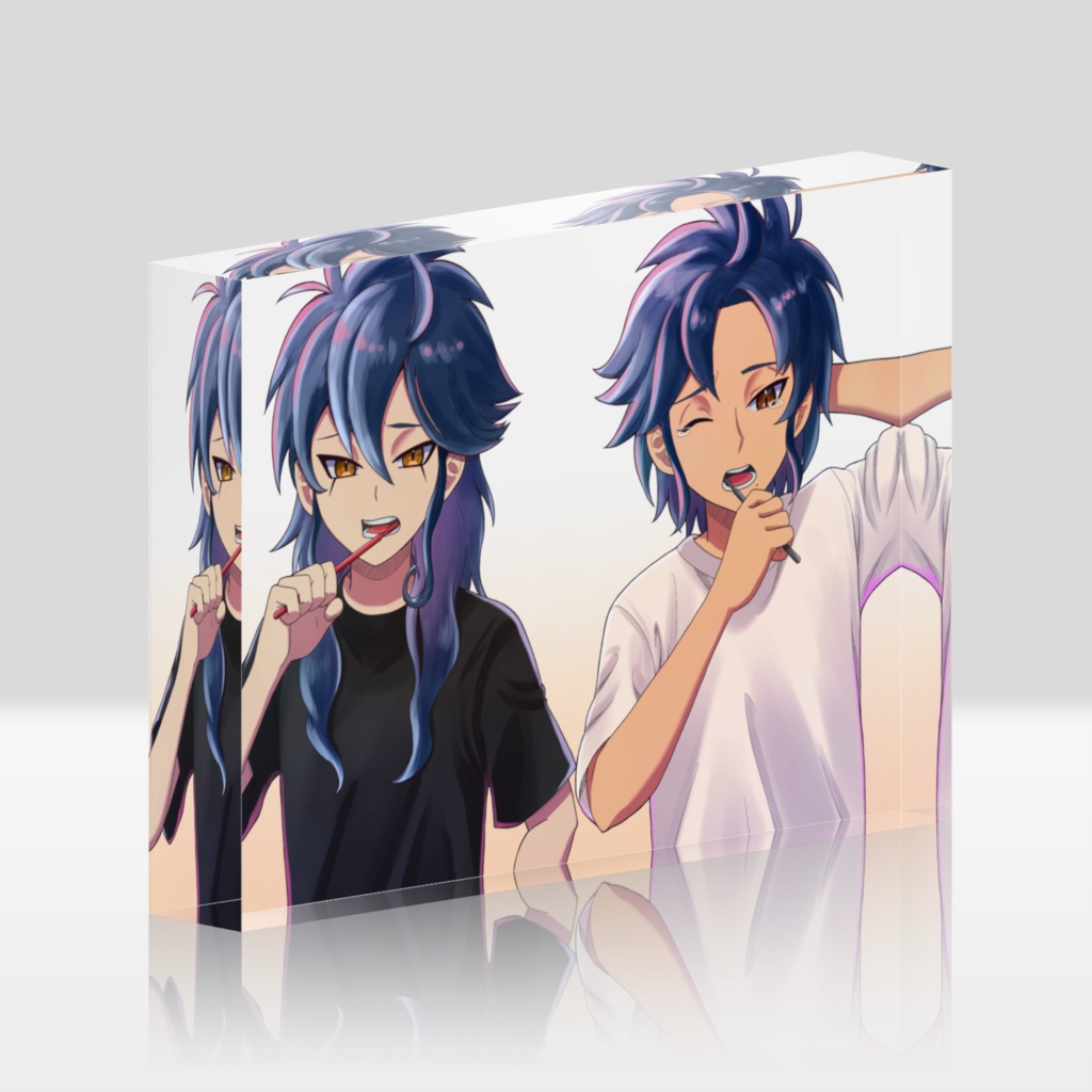 イナGOアクリルブロックその7（剣城優一、剣城京介）