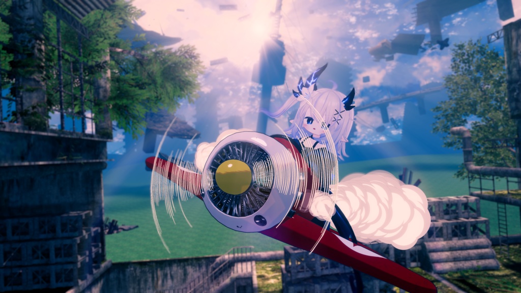 【ギミック付き】ふわふわ飛行機(MA対応)