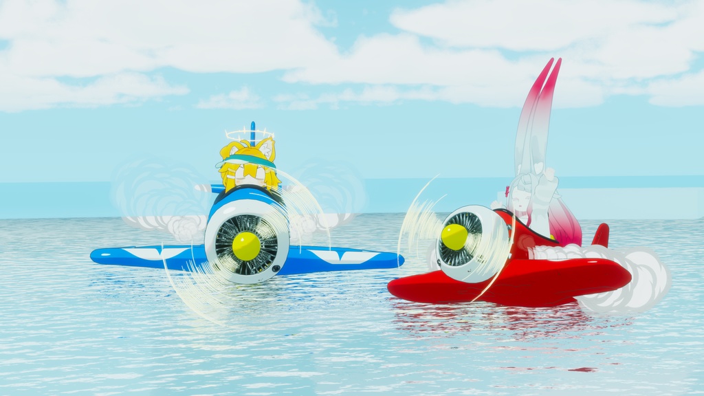 【ギミック付き】ふわふわ飛行機(MA対応)