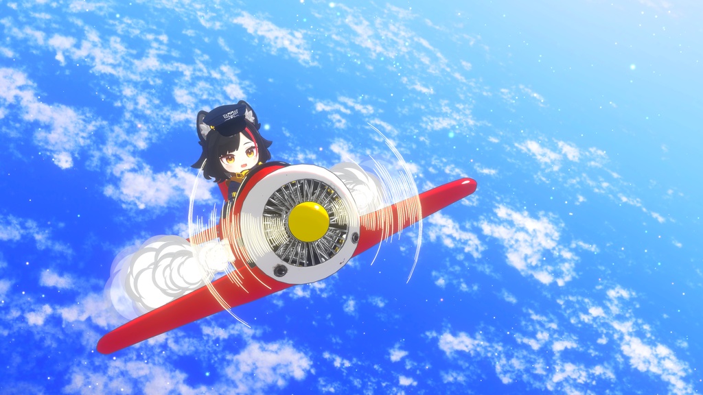 【ギミック付き】ふわふわ飛行機(MA対応)