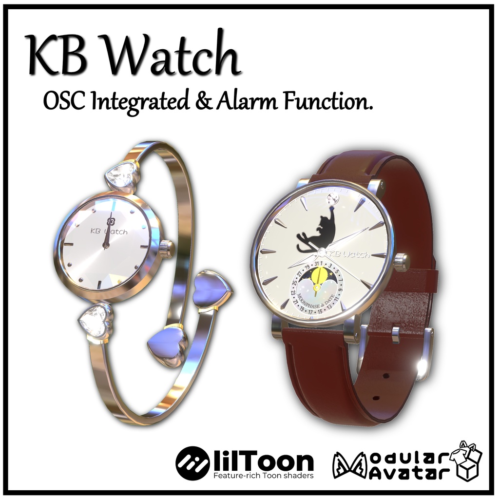 【アラーム機能付き】KB Watch【MA設定済み】