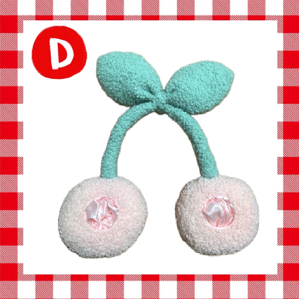 さくらんぼきぐるみ(2ぬい用)