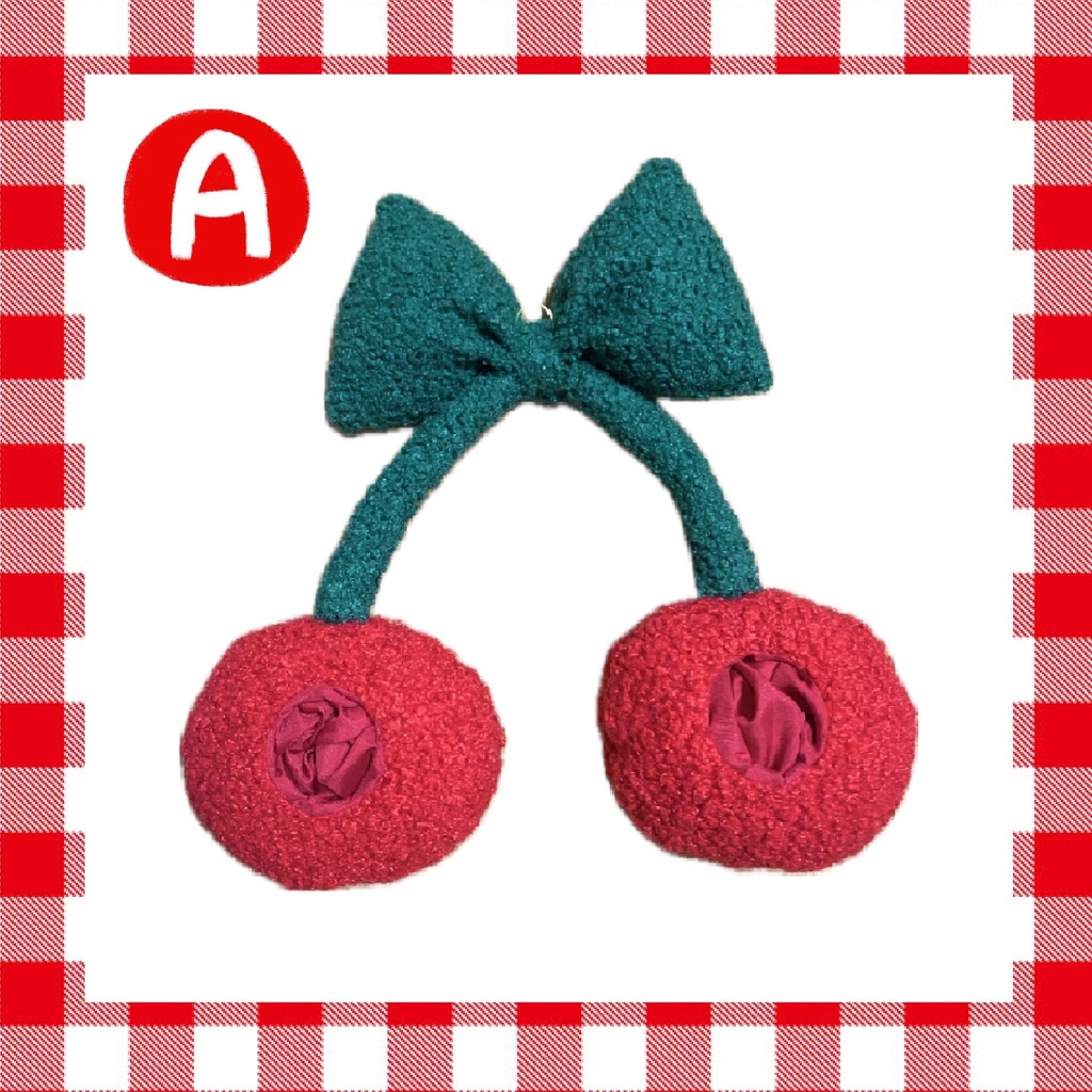 さくらんぼきぐるみ(2ぬい用)