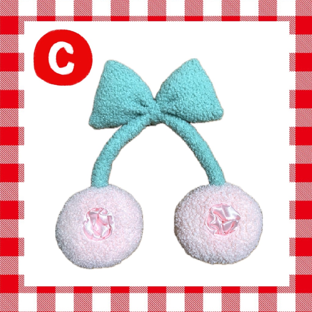 さくらんぼきぐるみ(2ぬい用)