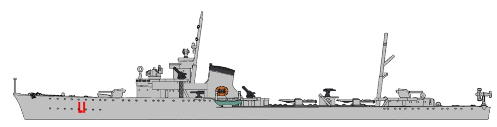 1/700 イタリア海軍 マエストラーレ級駆逐艦 Italian Navy Maestrale-class destroyer
